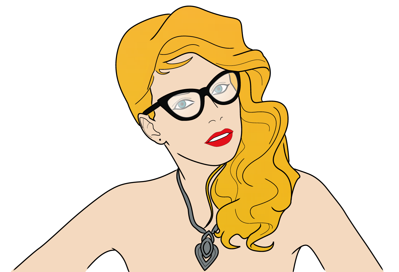 Illustration Femme pour OPTICEO